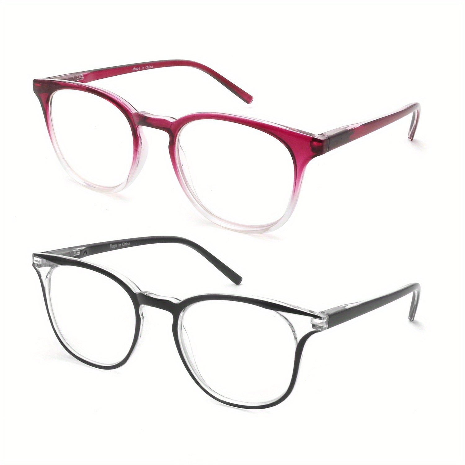 Retro Round Frame Reading Glasses for Men Anti Blue Light Casual Eyeglasses