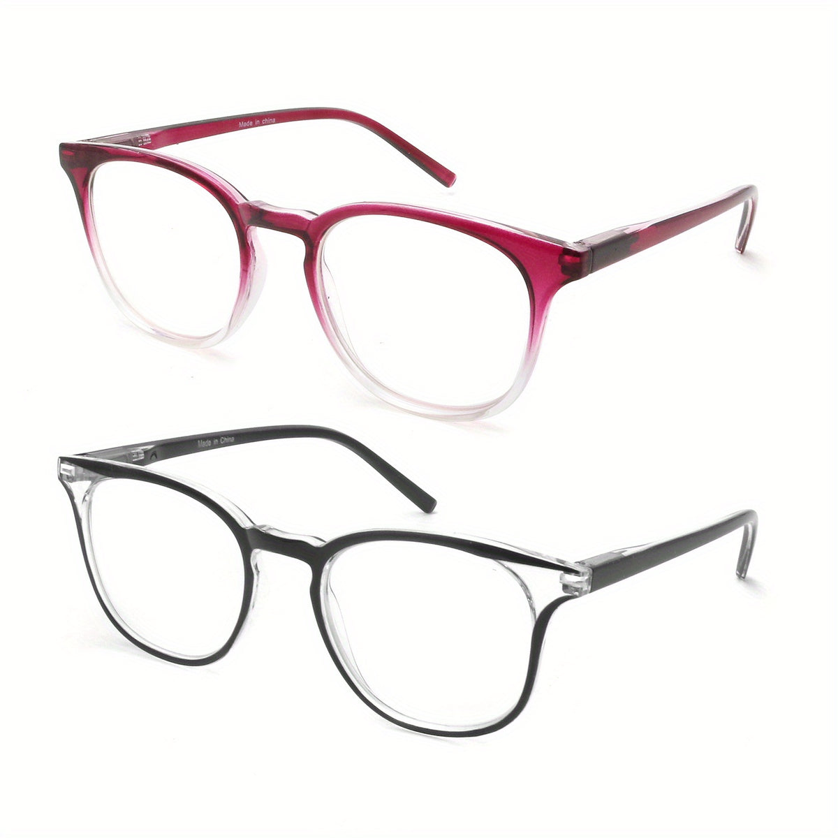 Retro Round Frame Reading Glasses for Men Anti Blue Light Casual Eyeglasses
