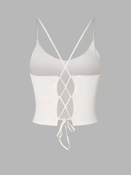 Backless Cami Top Sleeveless Casual Every Top