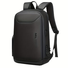 Men's Casual Backpack With Password Lock USB Charging Lightweight Computer Bag