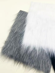 Artificial Fur Square Fabric Sewing Fabric Beard Hair Toy Doll DIY Cosplay