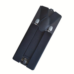 Men's Y Suspenders 3 Clip Elastic
