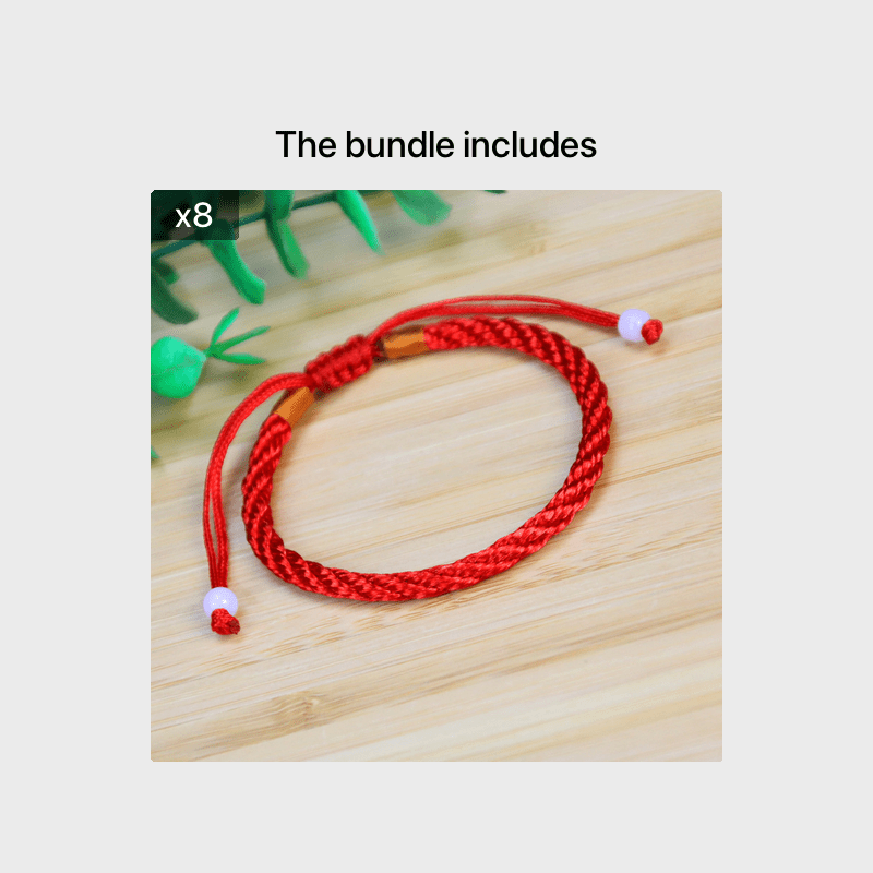 Adjustable Red String Bracelet Lucky Bangle Women Men Jewelry