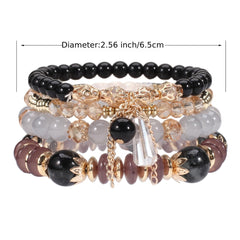 Bohemian Multilayered Stackable Bracelet Set