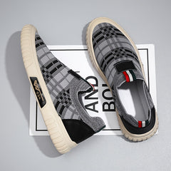 Men's Knit Slip On Casual Shoes Breathable Lightweight