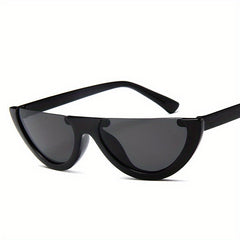 Y2K Cat Eye Sunglasses Candy Semi Rimless Shades for Beach Party