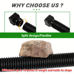 2pcs Telescopic Downspout Extenders 17-149 cm