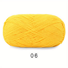 5 Rolls Cotton/Acrylic Yarn for DIY Knitting/Crocheting