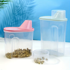 Pet Food Storage Bucket for Dogs and Cats