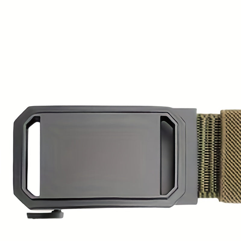 Men's Casual Nylon Belt Alloy Outdoor Automatic Buckle Belt
