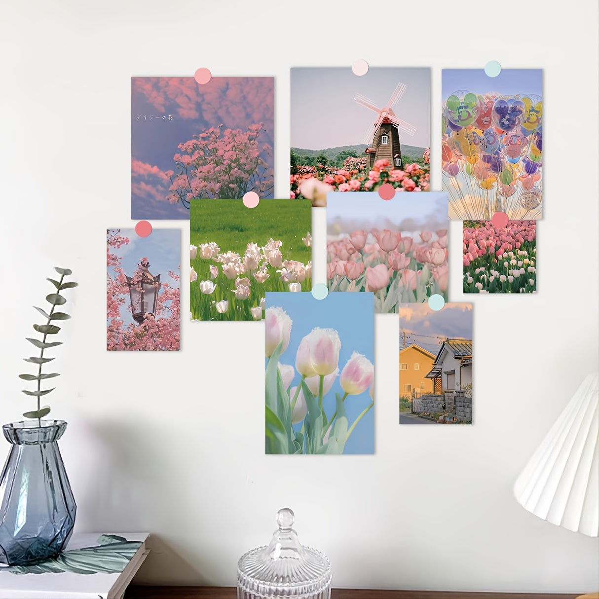 20 Spring Nature Scenery Cards for Postcards & Decor