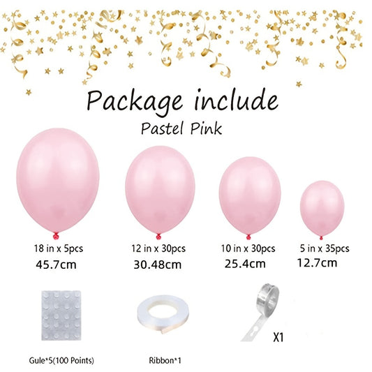 100pcs Matte Latex Balloons Garland Kit for Shower Birthday Wedding Graduation