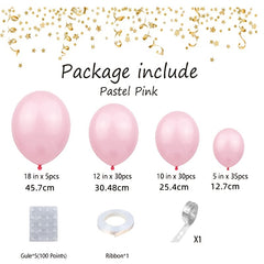 100pcs Matte Latex Balloons Garland Kit for Shower Birthday Wedding Graduation