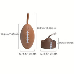 Foldable Rugby Shape Water Cup 750ml Collapsible Bottle