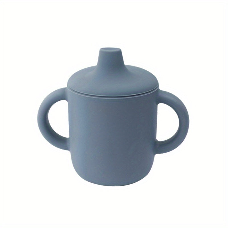 Children's Silicone Learning Drinking Cup with Double Handle