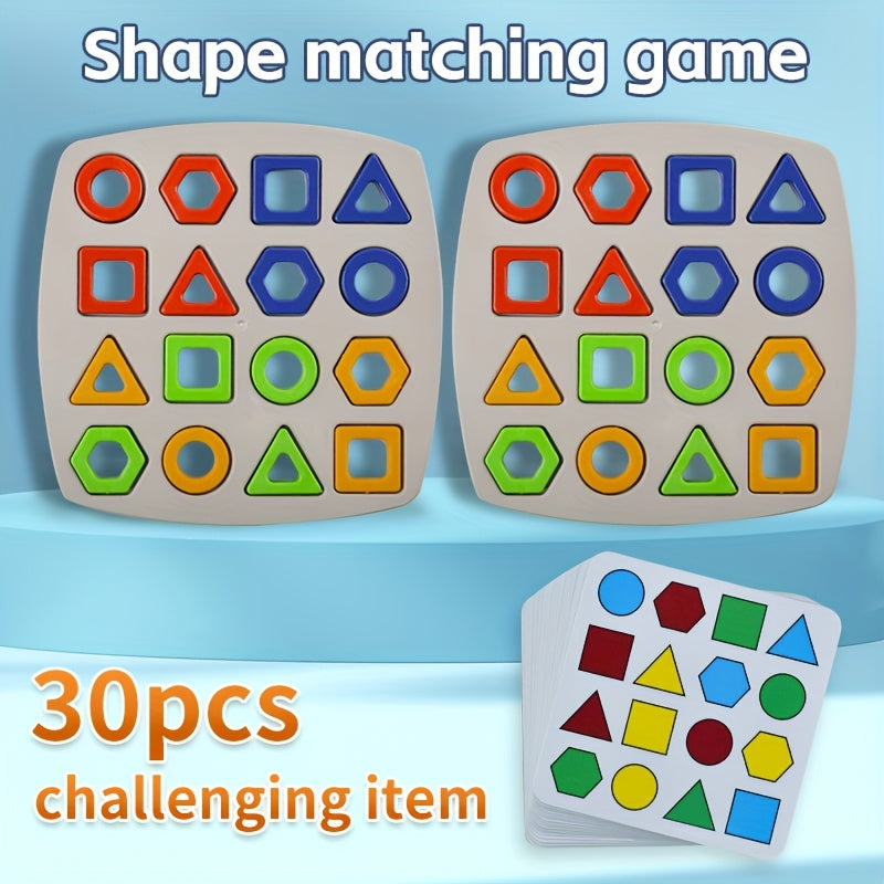 Geometric Shape Matching Toy for Toddlers