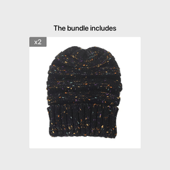 Women's Knitted Beanie Hat Warm Slouchy Cap For Winter Lightweight