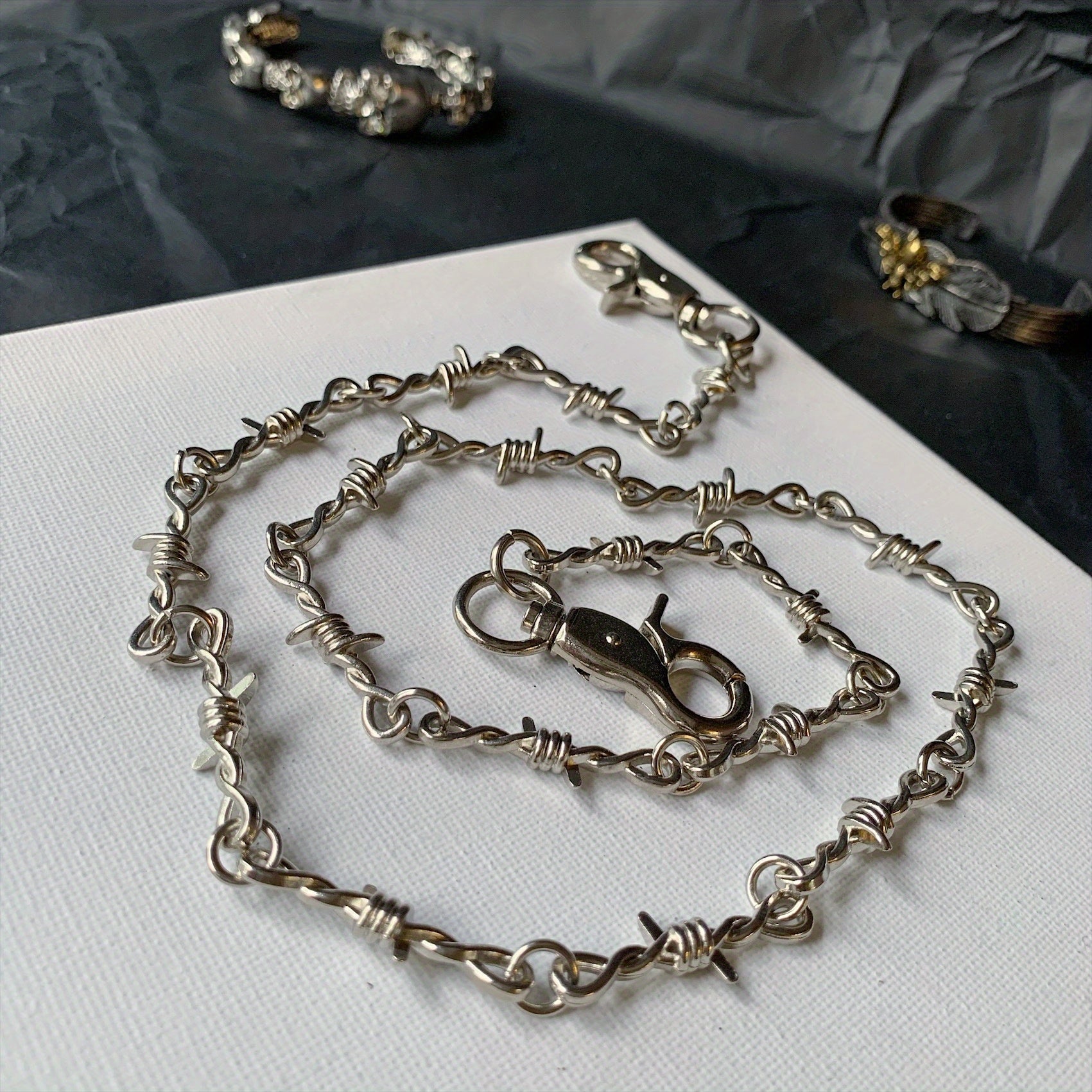 Men's Punk Pants Chain