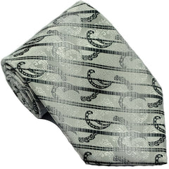Men's Classic Striped Necktie 9 3 7 Inch Print