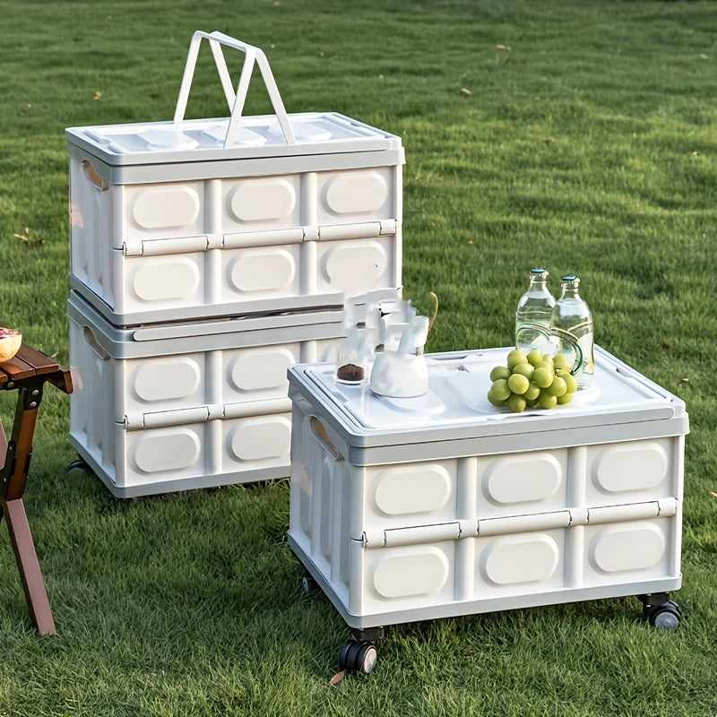 Outdoor Camping Storage Box Folding Suitcase Car Trunk Organizer