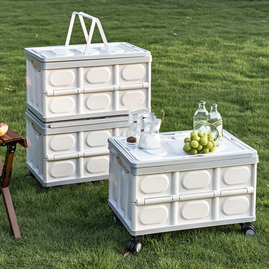 Outdoor Camping Storage Box Folding Suitcase Car Trunk Organizer