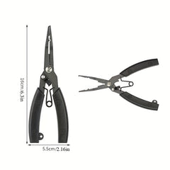 1pc Stainless Steel Fishing Pliers Multifunctional Fishing Line Scissors