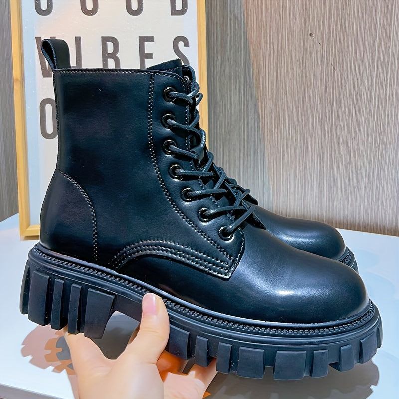 Women's Faux Leather Equestrian Boots
