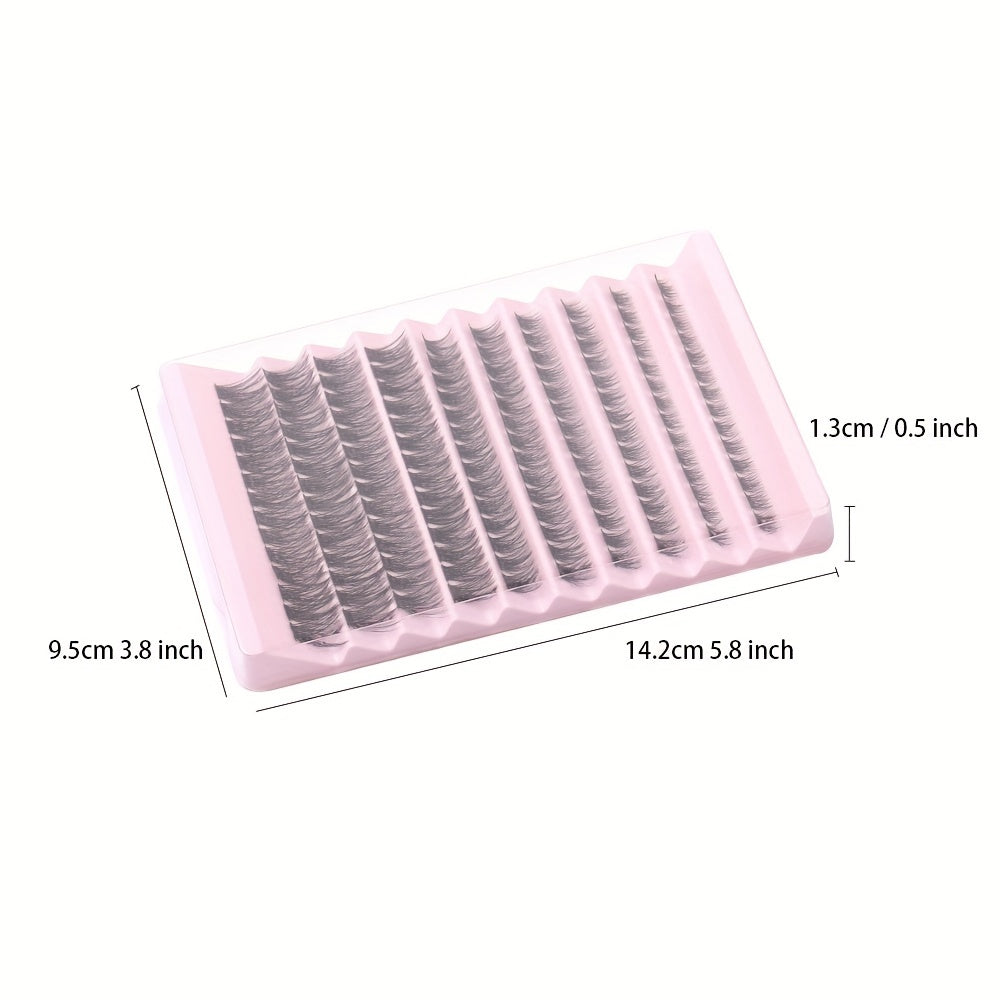 148pcs Lash Clusters Wispy Lash Ext DIY At Home