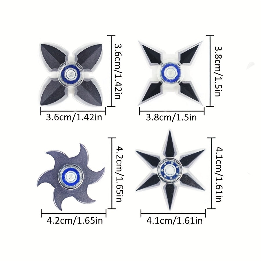 20pcs Assorted Fidget Spinner Finger Toys Acrylic Spinners & Patterns