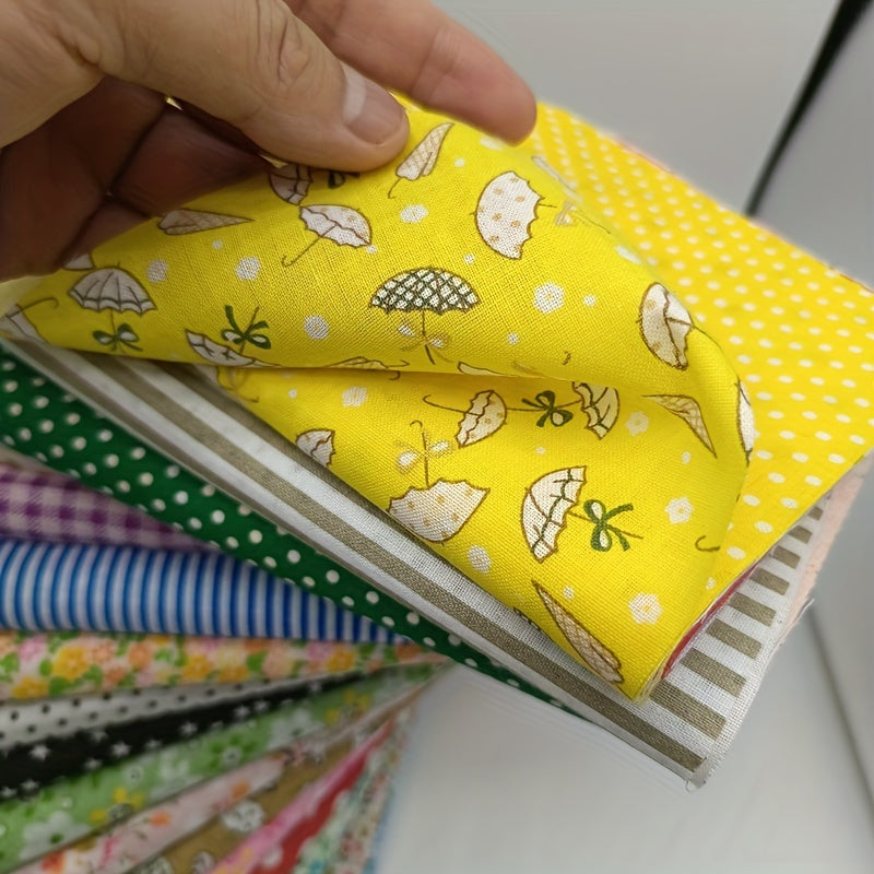 56pcs Floral Fabric Handcraft DIY Patchwork Doll Clothing Sewing Quilting Craft