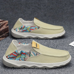 Men's Lightweight Slip On Canvas Shoes Casual Flats