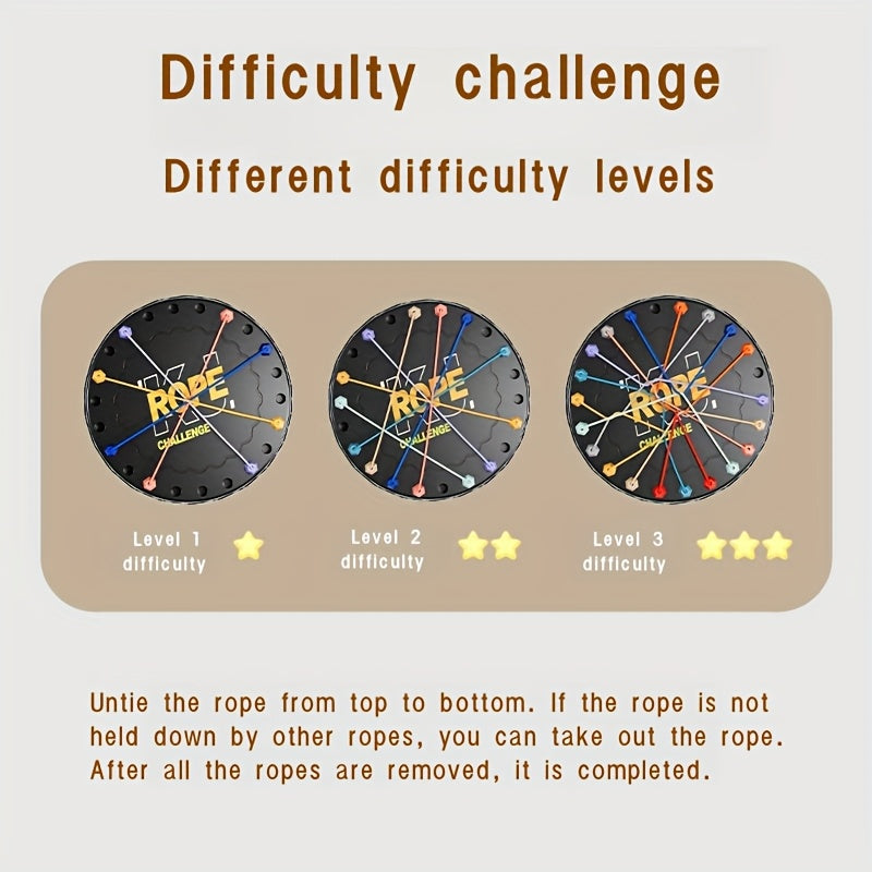 Rope Untangling Challenge Educational Toy