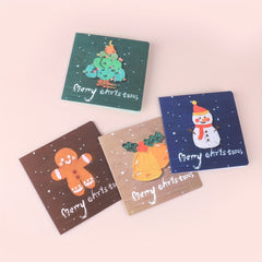 6pcs Christmas Greeting Card High end Christmas Blessing Postcard