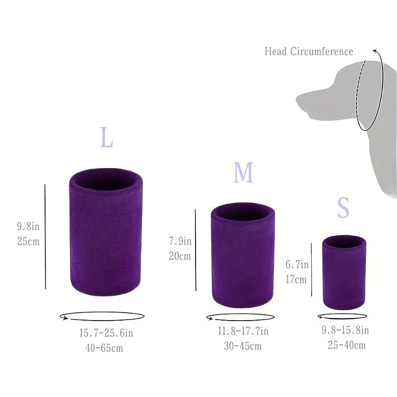 Soft Dog Ear Cover Pet Cat Protective Ear Muffs Anxiety Relief Calming Stretchy