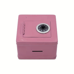 Metal Storage Box with Password Lock Savings Box Money Bank Coin Bank