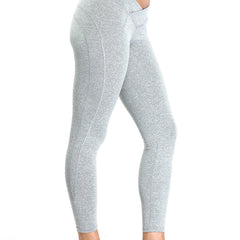 High Waisted Solid Yoga Leggings for Women