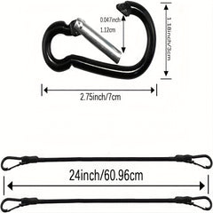4pcs 24 Inch Bungee Cord Straps Heavy Duty Strong Bungee Cord Sturdy