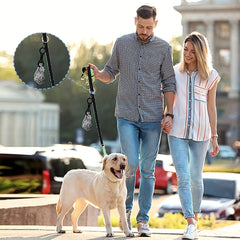Dog Poop Bag Holder for Leash - Easy Waste Bag Carrier and Dispenser