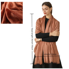 Boho Ling Scarf Sunscreen Shawl Frayed Edge Beach Towel