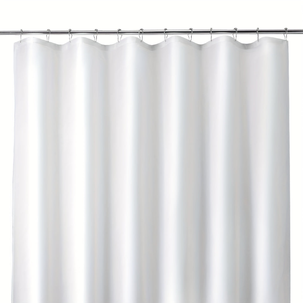 12pcs Stainless Steel Shower Curtain Rings Roller Ball Hooks
