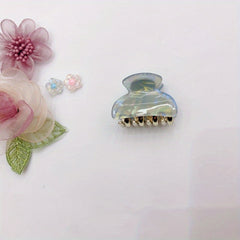 Mini Colorful Hair Claw for Women