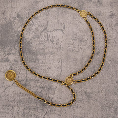 Thin Waist Chain Braided Belt for Women