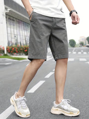 Men's Plaid Cargo Shorts for Summer Outdoor Activities