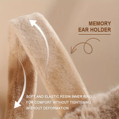 Foldable Portable Fleece Ear Muffs for All Seasons Use