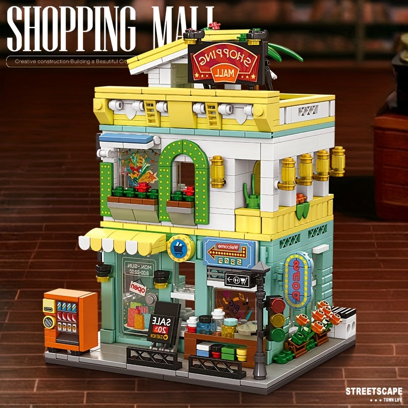 1005pcs Supermarket Building Set - Ideal Gift for Birthdays