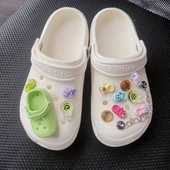7pcs Random Shoe Charm Shoe Buckle Clogs DIY Accessories Sandals Decoration
