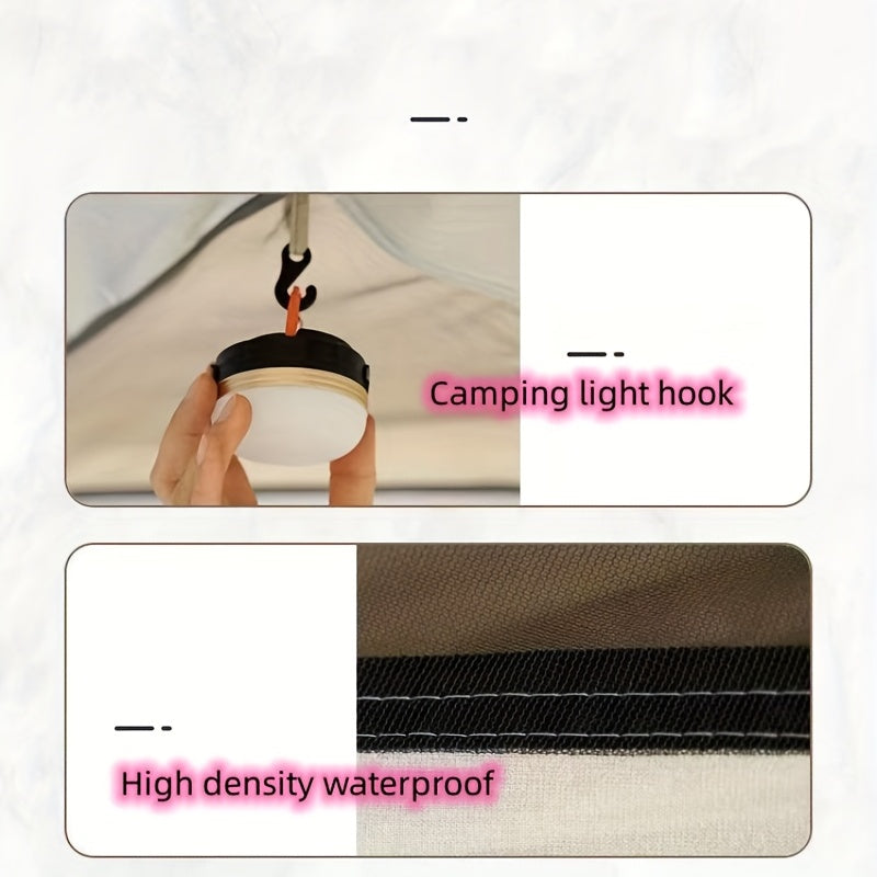 Spacious Outdoor Camping Tent Sun & Rain Protection Automatic Setup