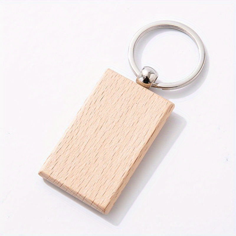 Beech Wood Key Chain Small Creative Gift For Men