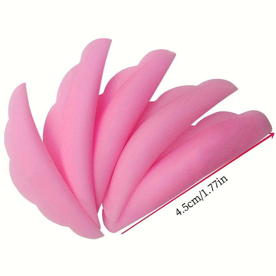 5 Pairs Lash Lift Rods Silicone Eyelash Pads Y Shape
