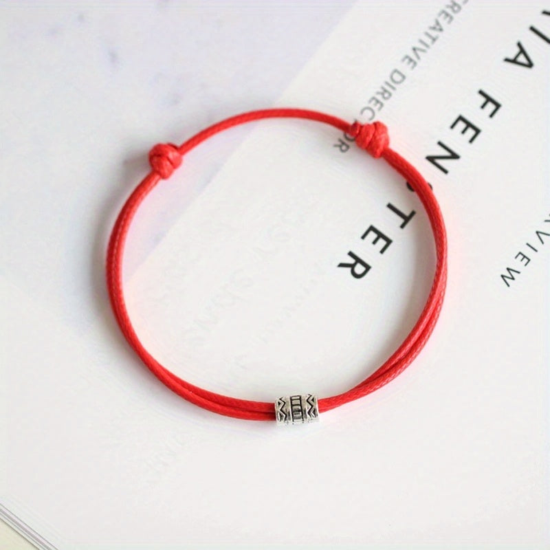 Boho Style PU Leather Stackable Bracelet Hand Jewelry For Women